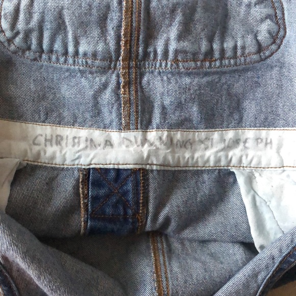 SOLD Vintage Northwest Blue Short Overalls - Picture 5 of 5
